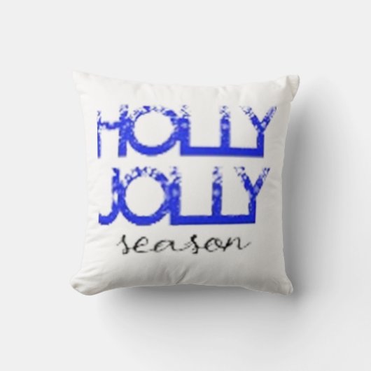 「ホリーアパレルで喜びをすてき晴らす」 クッション (正面)