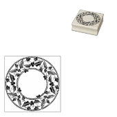 ホリーアンドアイビーリース ラバースタンプ (押印)