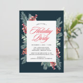ホリーアンドエバーグリーンホリデーパーティー 招待状 (スタンド正面)