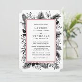 ホリーアンドパイン結婚式招待状 | クランベリー 招待状 (スタンド正面)