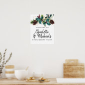 ホリーアンドベリー婚約パーティウェルカムサイン ポスター (キッチン)