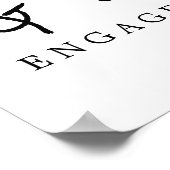 ホリーアンドベリー婚約パーティウェルカムサイン ポスター (角)