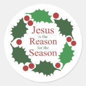 ホリーイエスのリングや輪シーズンの大きな理由 ラウンドシール (正面)