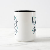 ホリーウィンすてきタークリスマスズホリデーシーズンギフト ツートーンマグカップ (中央)