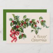 ホリーウィンターベリーレッドリボン (正面/裏面)