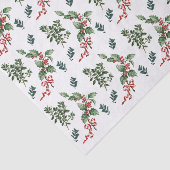 ホリーエバーグリーンクリスマスホリデーヴィンテージグリーンリー 薄葉紙 (詳細)
