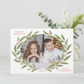 ホリーエレガントベリーオーバルリース2写真 シーズンカード (スタンド正面)