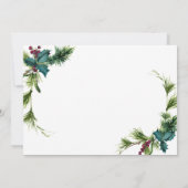 ホリーエレガントベリークリスマスホリデーオープンハウス 招待状 (裏面)