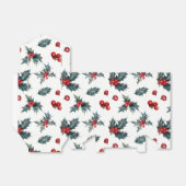 ホリーエレガントベリーホリデークリスマスペ素朴ープ フェイバーボックス (折り畳みなし)