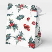 ホリーエレガントベリーホリデークリスマスペ素朴ープ フェイバーボックス (裏面サイド)