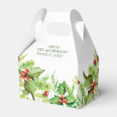 ホリーエレガントベリーメリークリスマスホリデーフェイバー フェイバーボックス (裏面サイド)