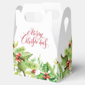 ホリーエレガントベリーメリークリスマスホリデーフェイバー フェイバーボックス (オープン)