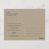 ホリーエレガントベリーレッドグリーン喜びリースクリスマス ポストカード (裏面)