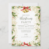 ホリーエレガントベルズクリスマス 招待状 (正面)