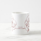 ホリーエレガントメリークリスマス コーヒーマグカップ (中央)