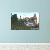 ホリーオークスの外部ビュー建物 キャンバスプリント (インサイチュ (ウッドフロア))