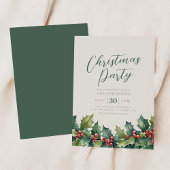 ホリーガーランドクリエレガントスマスパーティの招待状 招待状