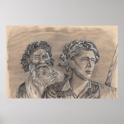 ホリーキングオークキングバイポーティアセントルーク ポスター (正面)