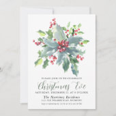 ホリークラシックベリーグリーンリークリスマスイブパーティー 招待状 (正面)