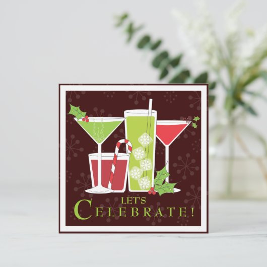 ホリークリスすてきマスカクテルパーティの招待状 招待状 (スタンド正面)