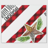 ホリークリスマスすてきラッピング紙 ラッピングペーパー (フラット)