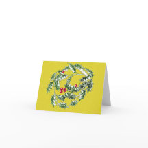 ホリークリスマスカード