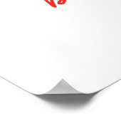 ホリークリスマスサンタベビーシャワーウェルカムサイン ポスター (角)