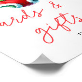 ホリークリスマスサンタベビーシャワーカード&ギフト ポスター (角)