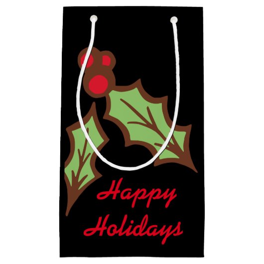 ホリークリスマスホリデイ抱き枕 スモールペーパーバッグ (正面)