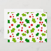 ホリークリスマスポストカード ポストカード (正面/裏面)