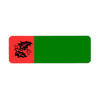 ホリークリスマスラベル ラベル