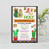 ホリーグアカモールスプリンクルシャワー 招待状 (スタンド正面)