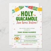 ホリーグアカモール第16誕生日フィエスタ 招待状 (正面/裏面)