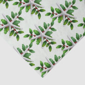 ホリーグリーンの白い淡い色のヒトデ 薄葉紙 (詳細)