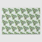 ホリーグリーンの白い淡い色のヒトデ 薄葉紙 (正面)
