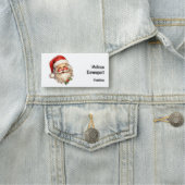 ホリーサンタすてきクロースレトロクリスマス 名札 (インサイチュ)