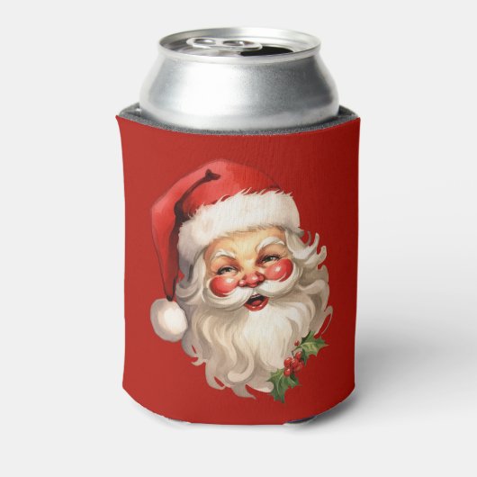 ホリーサンタすてきクロースレトロクリスマス 缶クーラー (缶裏面)