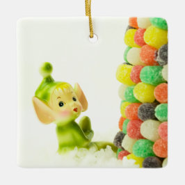 ホリーザピクシー小妖精や小人 セラミックオーナメント