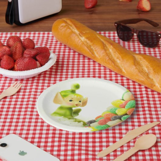 ホリーザピクシー小妖精や小人 ペーパープレート (ピクニック)