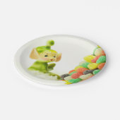 ホリーザピクシー小妖精や小人 ペーパープレート (アングル)