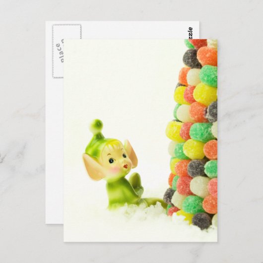 ホリーザピクシー小妖精や小人 ポストカード (正面/裏面)