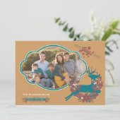 ホリージョイすてきスクリスマスホリデーフォトカード シーズンカード (スタンド正面)