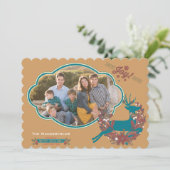 ホリージョイすてきスクリスマスホリデーフォトカード シーズンカード (スタンド正面)