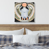 ホリースカラブビートル キャンバスプリント (インサイチュ (寝室))