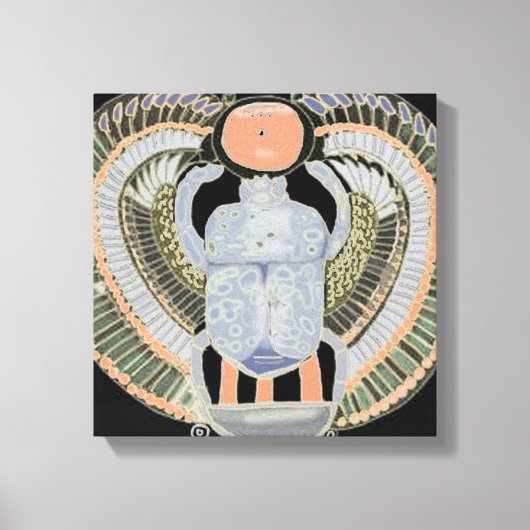 ホリースカラブビートル キャンバスプリント (正面)