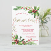 ホリースタイリッシュベリー会社クリスマスパーティー 招待状 (スタンド正面)