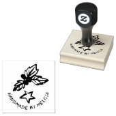 ホリースタークリスマスホリデーカスタムズパーソナライズされた ラバースタンプ (押印)