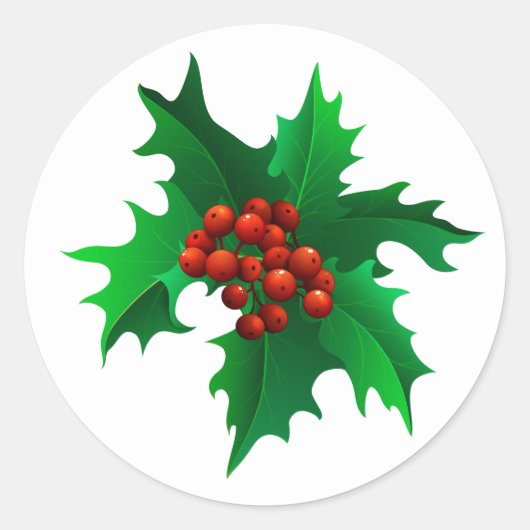ホリーステッカー ラウンドシール (正面)