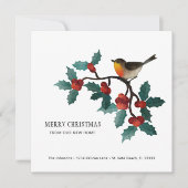 ホリースプリングとベリーのクリスマスモーニングホーム 案内状 (正面)