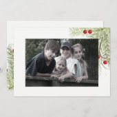 ホリースプリングダブルサイドフォトカード シーズンカード (正面/裏面)